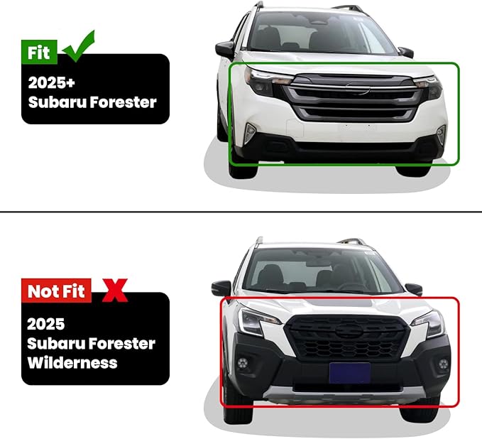LASFIT Floor Mats for Subaru Forester 2026 2025 (Not Fit Hybrid & 2025 Wilderness), All Weather TPE Custom Fit Floor Liners for Subaru Forester 2025-2026 Base/Premium/Sport/Limited/Touring Car Mats