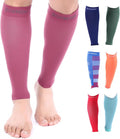 Doc Miller Compression Calf Sleeve for Men & Women – 20-30mmHg Graduated Support for Running, Shin Splints, Calf Strain – Knee High, Small to 6XL Plus Size