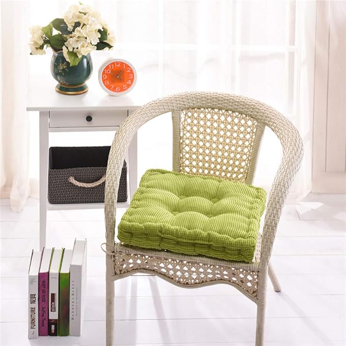 15"x15" Square Comfortable Seat Cushions Home Pillow Indoor Corduroy Chair Pads Office Soft Cushion