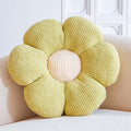 VBGYA Flower Decorative Throw Pillows for Bed Couch, Cute Daisy Shaped Plush Aesthetic Pillow, Soft 14.9" Floor Seat Cushion