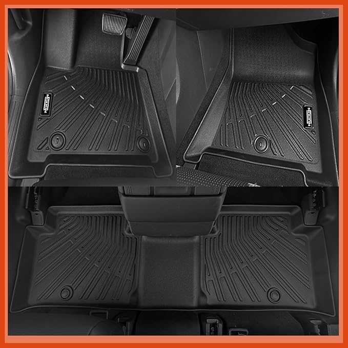 All Weather Floor Mats for 2016-2019 Chevrolet/Chevy Volt Floor Mats & Trunk Mat for Chevrolet Volt All Season Odorless Accessories Anti-Slip Floor Liner