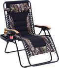 Sophia & William Oversize Zero Gravity Chair, Padded Recliner with Free Cup Holder, Supports 400 LBS (Camouflage)