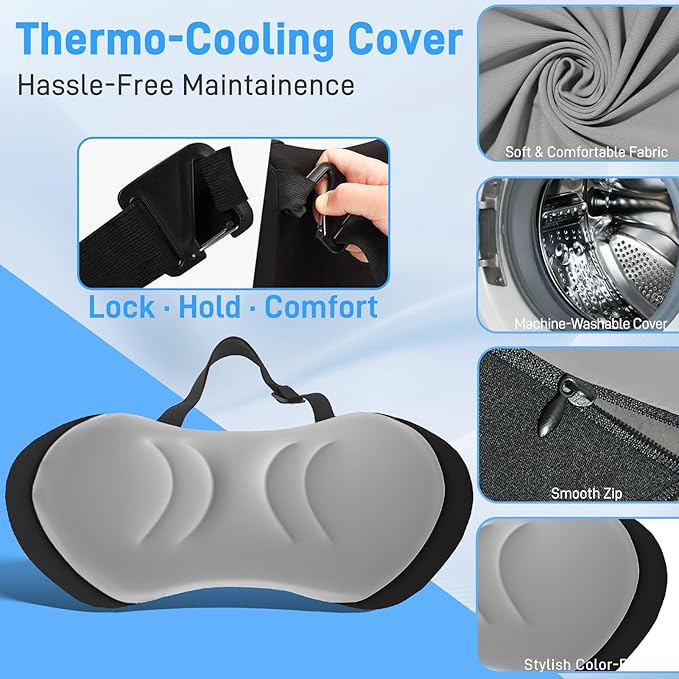 Lumbar Support Pillow for Office Chair - Lumbar Pillow for Car - Ergonomic Lumbar Support Pillow for Car Back Support Cushion