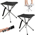 JVZI® Ultra-Light Backpacking Camping Stool - 275lbs Capacity, 1-Second Setup | Waterproof, Dual-Height Design for Camping, Bonfire,Fishing & Queues (2)