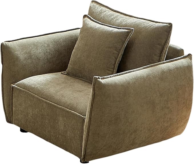 Minimalist Living Room Sofa Upholstered Armchair for Bedroom Office Modern Design Durable Seating
