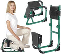LemZodo Garden Kneeler and Seat, Ergonomic 2-in-1 Foldable Knee Seat, Gardening Stool with Soft Adjustable Kneeling Pad, Gardening Gifts for Women Mom Men Seniors