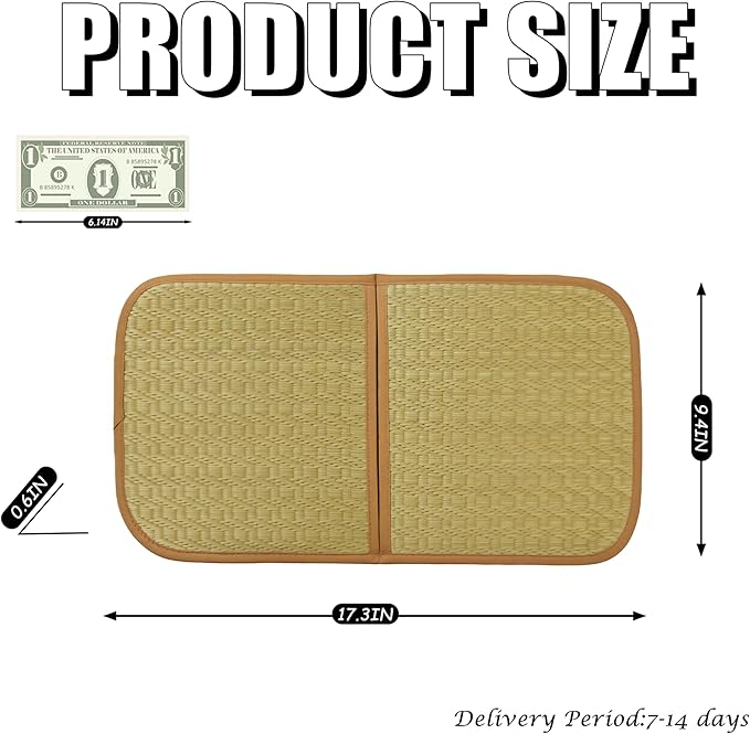 Meditation Cushion & Mat Set, Zafu Floor Pillow, Ergonomic Meditation Pillow Seat & Yoga Bolster Knee Pad, Meditation Accessories Gifts, Zabuton Prayer Pad