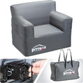 Pittman - Inflatable Chair for Camping with Built in Pump - Portable Inflatable Couch for Adults Holds 350lb's - Blow Up Chair for Movie Nights, Outdoor Blow up Furniture or Air Sofa for Camping