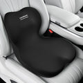 Coverado Car Seat Cushion and Lumbar Support Pillow One Piece, Memory Foam Ergonomic Back Support Driving Seat Cushion for Back Pain, Non-Slip Washable Cushion for Car, Driver, Office