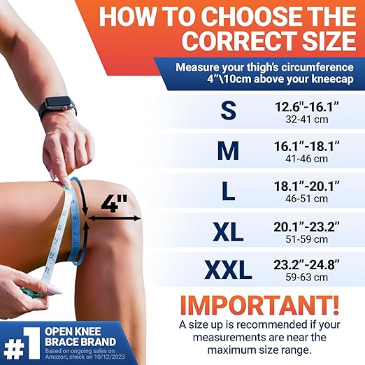 DR. BRACE ELITE Knee Brace with Size Stabilizer (2 Pack) Knee Brace for Women & Men, Workout, Sports, Daily Knee Compression Sleeve for Maximum Knee Pain Support & Fast Recovery (Neptune, X-Large) 2