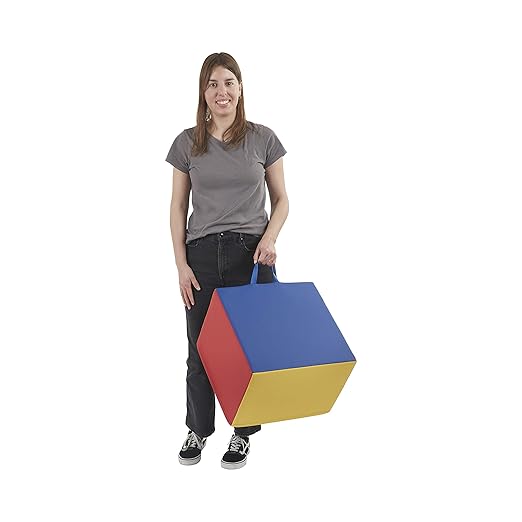 ECR4Kids SoftZone Adult Cozy Cube, Flexible Seating, Assorted