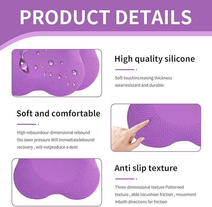 Yflingjie 2 packs Yoga Knee Pad Cushion Extra Thick for Knees Elbows Wrist Hands Head Foam Pilates Kneeling pad Yoga Knee Cushion Thick Exercise Pads for Knees Elbows Wrist Hands Head Foam Pilates Kneeling pad，Support Foam Pads for Women and Men