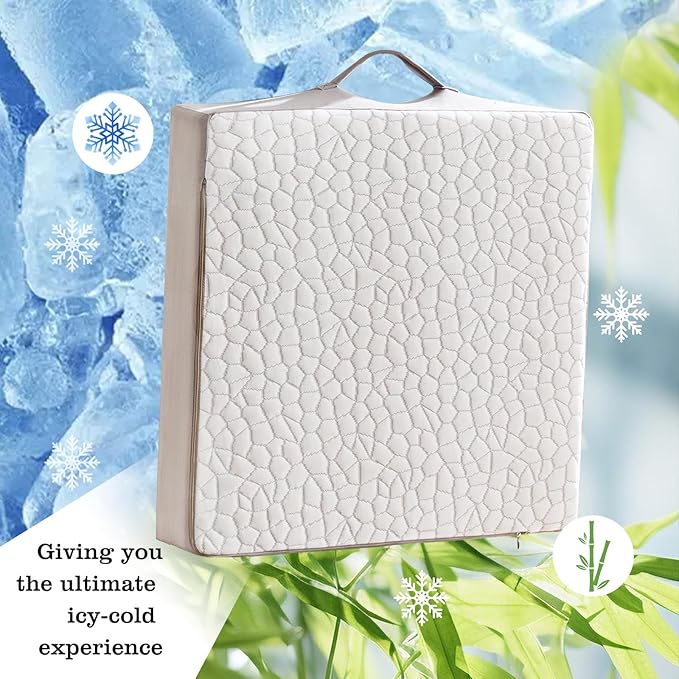 OMDZSWXQY 22 inch Floor Pillow for Adults and Kids - Meditation Cushions and Yoga Cushion for Floor Sitting - Ideal for Living Room and Outdoor Use - Machine Washable (Light Gray)