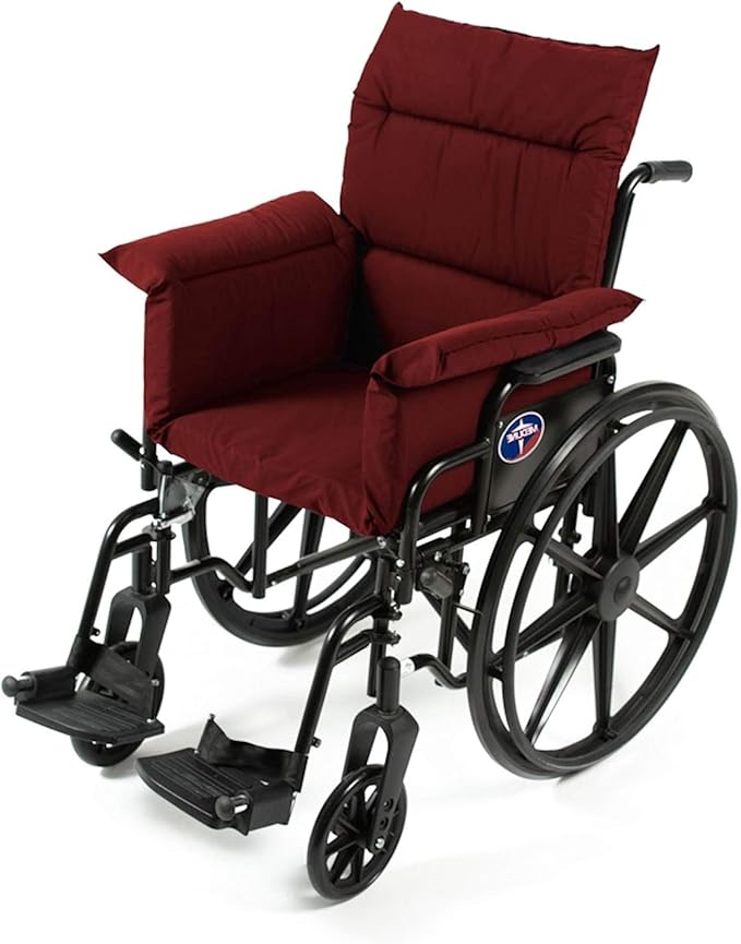 Comfort Finds Total Chair Cushion - Pressure Reducing Chair Cushion - Pressure Reducing Cushion for Wheelchairs by Comfort Finds (Burgundy)