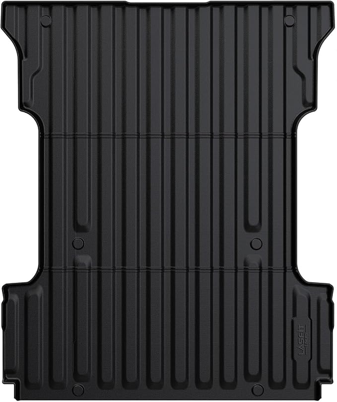 LASFIT 6.5ft Bed Mat for Ford F-150 2026 2025 2024 Truck Box All Weather Protector TPE Durable Easy Clean Bed Liner for F150-Not Fit for Drop in Bedlienr