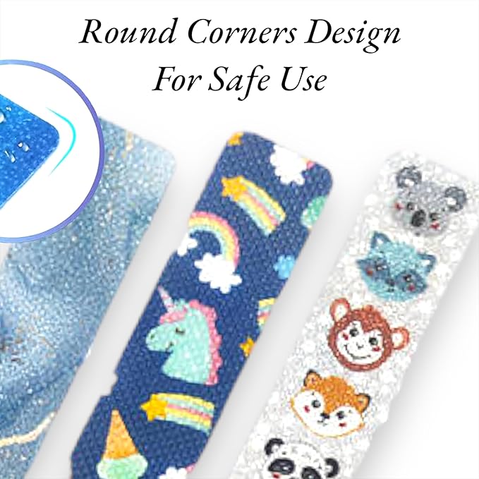 48 Calm Strips, Sensory Stickers Different Textures (2 Textures), Anxiety Relief Items, Sensory Strips, Calming Strip Classroom Pack, Fidget Stickers, Fidget Strips (48)