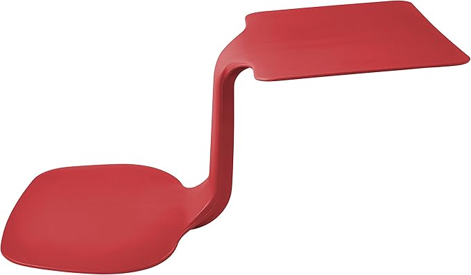 ECR4Kids The Surf Portable Lap Desk, Flexible Seating, Red, 10-Pack