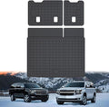 Cargo Mat for 2015-2019 2020 Chevy Chevrolet Suburban/GMC Yukon XL with Backrest Mat,TPE All Weather Protection Car Trunk Mat Covering The Backrest Mat with Velcro Fastener Accessories