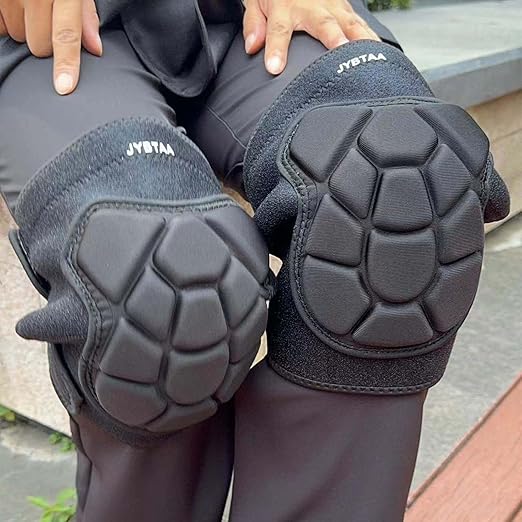 Men Women Knee Pads for Kneeling, Waterproof Knee Pad for Gardening Flooring Painting Yard Tile, Soft Foam Kneepads for Mechanics Carpenters Workers, Comfortable and Lightweight for Christmas, Black L (1 Pair)