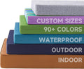 BayHomes Custom Bench Cushion for Indoor/Outdoor Patio Furniture/Window Seat Cushions.Premium 75D High-Resilience Foam(Custom Fabric/Color/Size/Non-Slip Methods/Piping/Thicknessto Choose from)