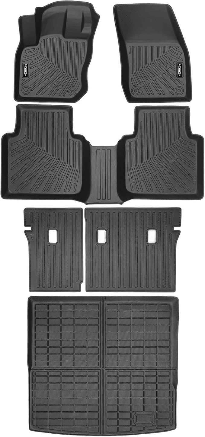 All Weather Floor Mats for 2025 2026 Volkswagen Tiguan Floor Mats & Cargo mat & Backrest Mats for Volkswagen Tiguan Accessories Odorless Floor Liner