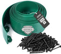 AggFencer 4 in x 100 Ft Garden Landscape Edging, No Dig Garden Edging Border Kit with 184 Pcs Spikes for Flower Bed Lawn Yard Grass Green