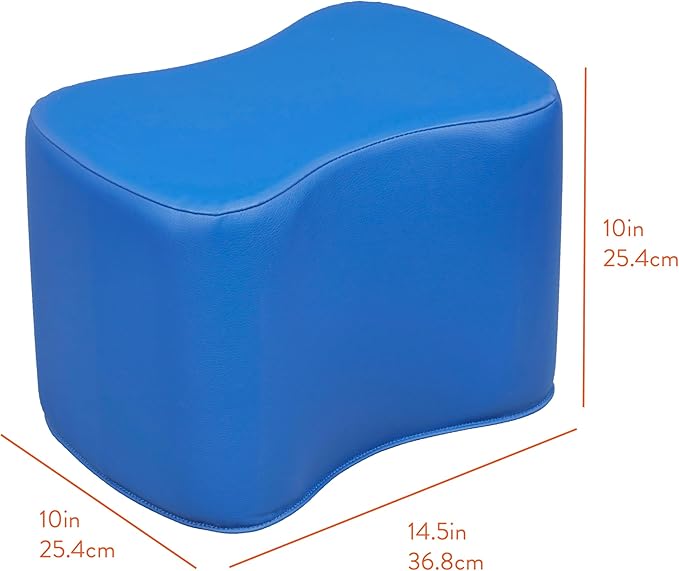 Back2School Express Butterfly Stools, Flexible Seating, Blue, 2-Pack