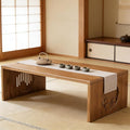 Folding Coffee Table Japanese Floor Table Solid Wood 2026 Newly Upgraded, Portable No Assembly Japanese Meditation Table, Bamboo Japanese Small Coffee Table for Sitting on The Floor, Easy Storage