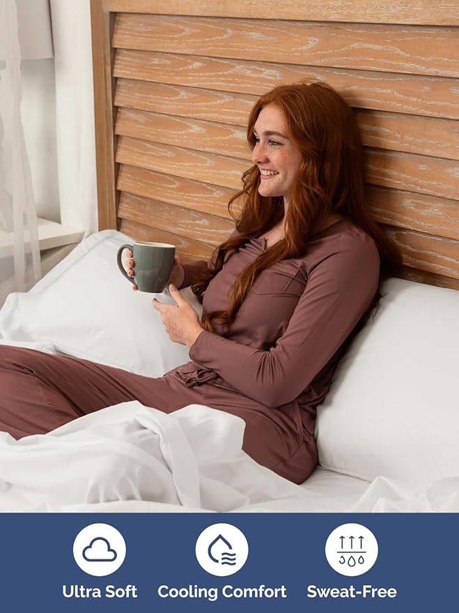 Extra Deep Pocket King Sheets - 4 Piece Breathable & Cooling Bed Sheets - Hotel Luxury Bed Sheet Set - Soft, Wrinkle Free & Comfy - Easily Fits Extra Deep Mattresses - Deep Pocket Antique White Sheets