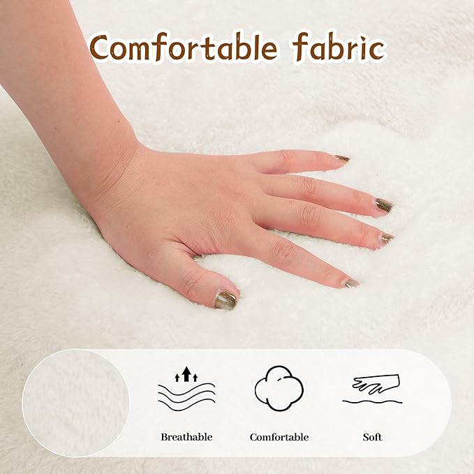 Bean Bag Chair for Adults and Kids, Small Comfy Beanbag Lounge Floor Sofa Reading Chair with Armrests, Mini Cloud Sofa for Living Room, Bedroom and Game Rooms, Plush Chair with Memory Foam