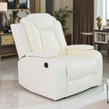 Dekmxas Modern Power Reclining Chair Set, Creamy White Breathing Leather Sofa Couches, Living Room Sofa Sets Power Recliner Sofa Set with LED Light for Living Room & Apartment & Home & RV