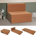 Folding Sofa Bed with Backrest 4 in 1 Convertible Sleeper Chair Memory Foam Fold Out Chair Bed Foldable Mattress Portable Floor Futon Sofa Couch for Living Room/Dorm/Guest Room/Home Office