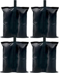 ABCCANOPY Canopy Weights 150 LBS Gazebo Tent Sand Bags,4pcs-Pack (Black)