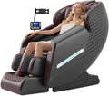 Massage Chair Full Body, 4D Zero Gravity Massage Chair Recliner with Heat, Shiatsu Massage Recliner Chair with 10 Fix Rollers, 5 Auto Modes, Foot Massage, Airbags, Control Screen