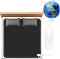 Grounding Mat for Bed Grounding Pad for Better Sleep Energy Wellness Grounding Bed Mat Carbon Fiber and PU with Grounding Cord 54"x78"