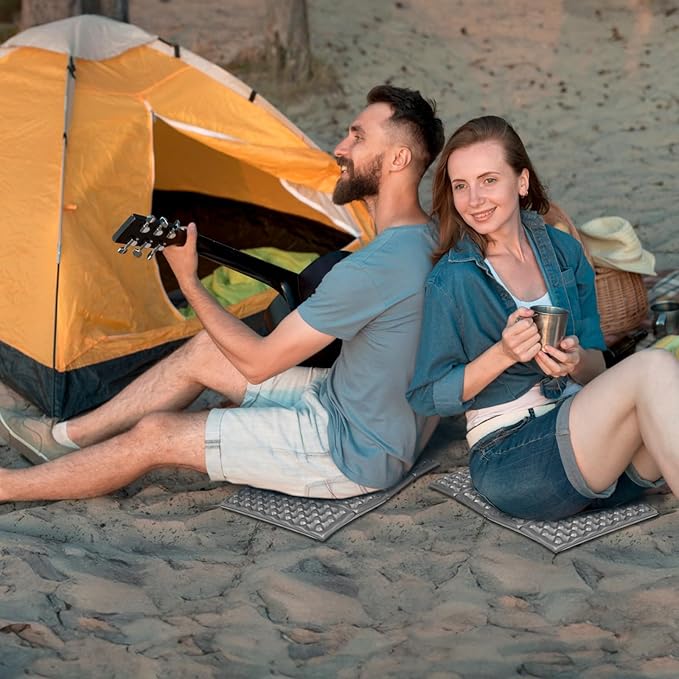Foam Seat Mat for Camping, Foldable Seat Pat Cushion,Waterproof IXPE Sitting Pad for Outdoor Camping, Stadium,Backpacking Travel,Hikking,Picnic,Stadiums and Bleachers