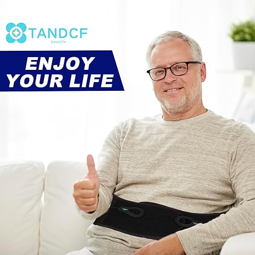 TANDCF Back Brace for Lower Back Pain Relief with Pulley System,Lumbar Support Belt for Men & Women with Bionic Support System, Ergonomic Design and Lightweight Skin Friendly Material (L)
