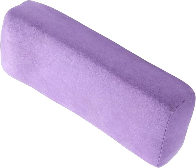 Drfeify Meditation Cushion Pillow Supportive Floor Pillow Rectangular Sponge Easy Carry Handle Washable Cover for Yoga Relaxation (Purple)