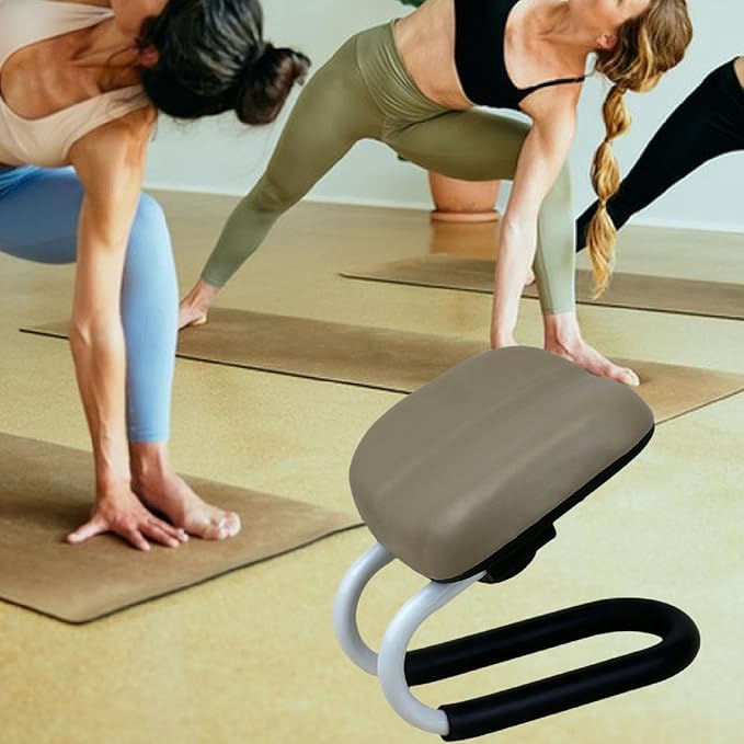 Meditation Bench Kneeling Stool Gift Adjustable Height Prayer Seiza Chair for Travel Floor Seating Practice Mindfulness Yoga, Beige