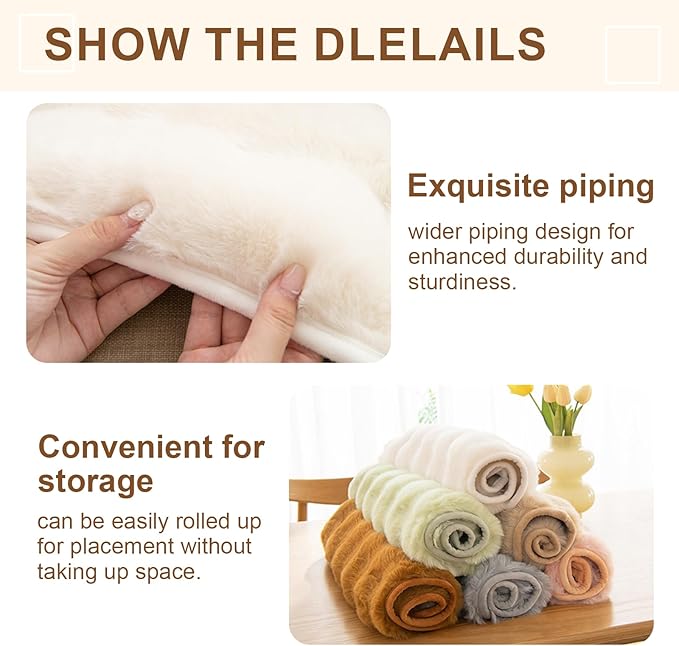 Square Faux Fur Seat Cushion, Faux Rabbit Fleece Chair Pad, Winter Thick Plush Cushions for Dining Chairs, Comfy Lazy Sofa Office Floor Pillow, Cute Bedroom Decor(Pink,4pc/15.8×15.8inches)
