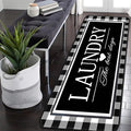 Farmhouse Laundry Room Rug Runner 20"X59" Kitchen Mat Washable Entryway Rugs Soft Non Slip Laundry Carpets Comfort Standing Desk Mats,Carpet for Sink,Office,Laundry Room Decor Accessories