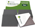 COVERCORNER Non Slip Furniture Pads 8 PCS 4'' Square - Anti Slip Furniture Pads - Self Adhesive Rubber Feet Furniture Feet - Chair Leg Floor Protectors - Keep Furniture in Place