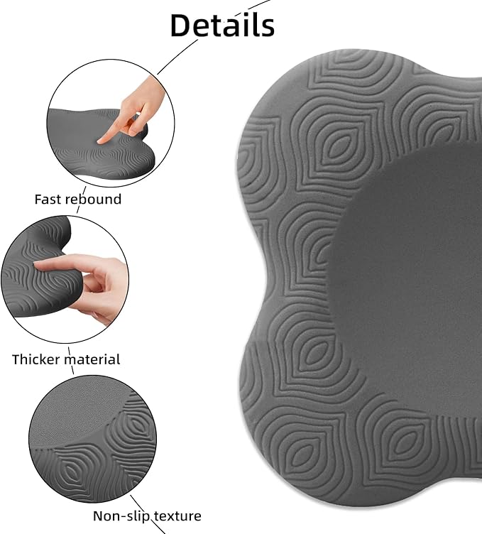 Yflingjie 2 packs Yoga Knee Pad Cushion Extra Thick for Knees Elbows Wrist Hands Head Foam Pilates Kneeling pad Yoga Knee Cushion Thick Exercise Pads for Knees Elbows Wrist Hands Head Foam Pilates Kneeling pad，Support Foam Pads for Women and Men