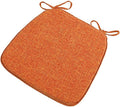 Chair Pads with Ties 18x17, Memory Foam Kitchen Chair Cushions with Ties 18 Inch, Non Slip Chair Pads for Dining Chairs Set of 2 4 6, Seat Cushions Covers Washable and Removable with Zipper,A,1