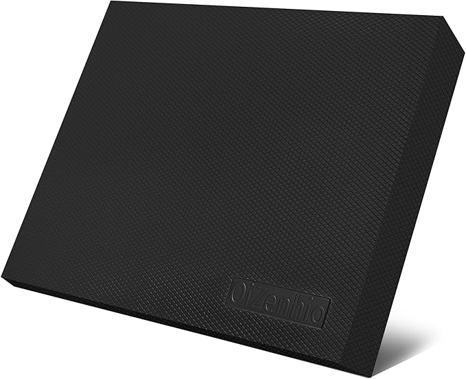 OiZenhio Professional Foam Balance Pad, Large Balance Pads for Physical Therapy, Foam Balance Board for Rehabilitation Stability Workout Knee and Ankle Exercise Strength Training