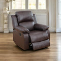 A Ainehome Living Room Furniture Set Leather Recliner Sofa Set Loveseat Chair Furniture Sofa Set for Living Room/Small Space/Rv/House/Office/Theater Seating (A-Brown Leather, Chair)