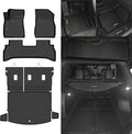 Naibeve Floor Mats for 2021-2025 2026 Chevrolet Trailblazer (Only Fit FWD) - All Weather Custom Fit for Trailblazer Floor Mats Trunk Mat with Backrest Mats (Only Fit Cargo in Upper Deck Position)