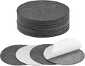 20-Pack Lamp Base Felt, 6 Inch Dia. 2mm Thick Self Adhesive Round Fabric Felt Pads for Lamp/Furniture/DIY, Non-Slip Fiber Backed Patch Circles with Adhesive Backing [Grey]