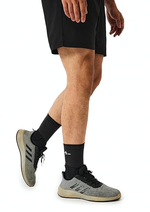 ABIRAM Ankle Brace for Women & Men, Ankle Compression Sleeve, Foot Sleeve with Wrap, Ankle Support, Foot Support for Sprained Foot & Arch, Plantar Fasciitis Relief Socks, Achilles Tendonitis