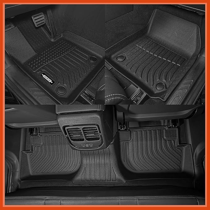 All Weather Floor Mats for Hyundai Tucson Gas(Not for Hybrid) 2022-2025 2026 Floor Mats & Trunk Mat with Backrest Mat for Hyundai Tucson Accessories Guard Odorless Anti-Slip Floor Liner